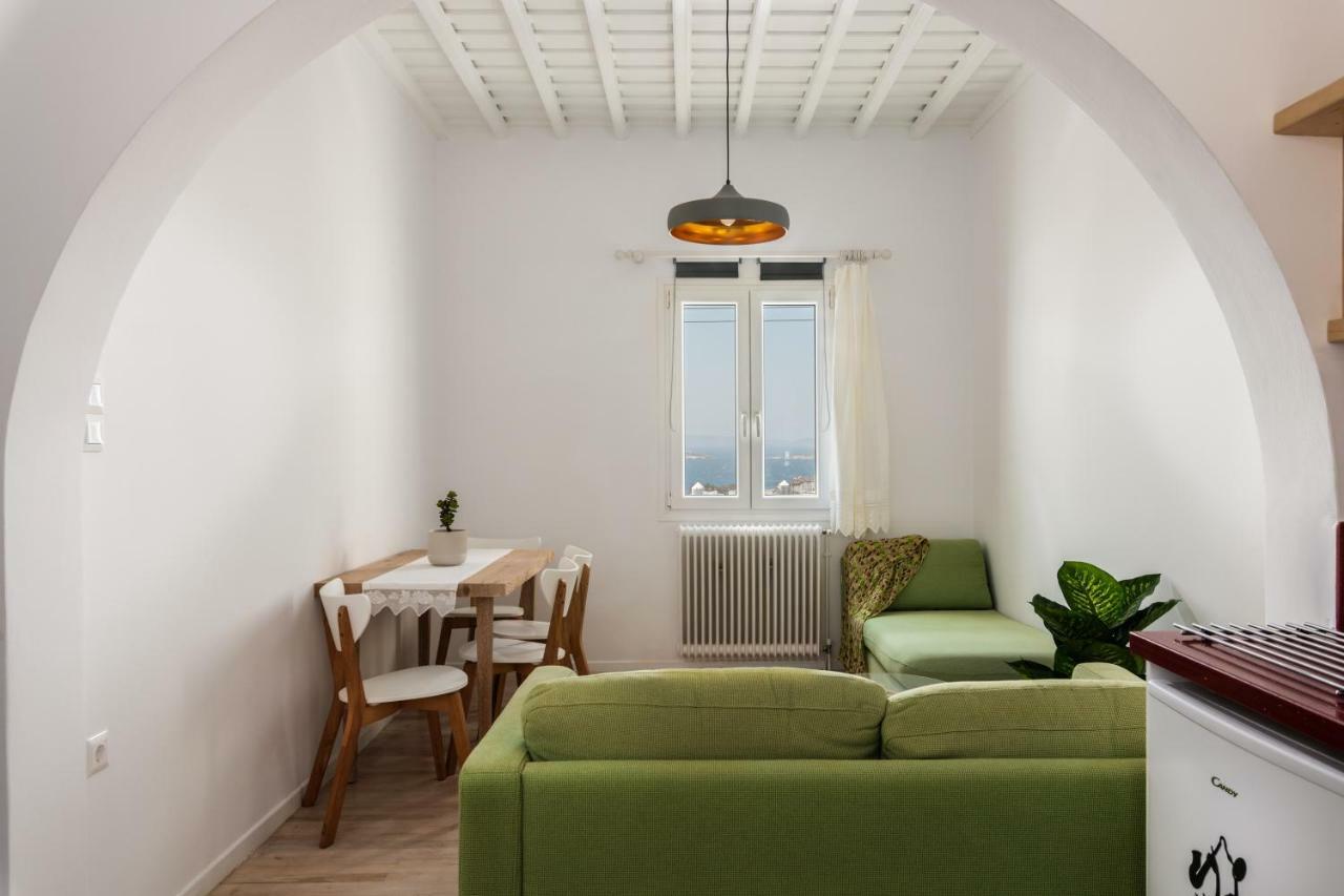 Gazia Sea View House - Mykonos Town Apartment Ngoại thất bức ảnh