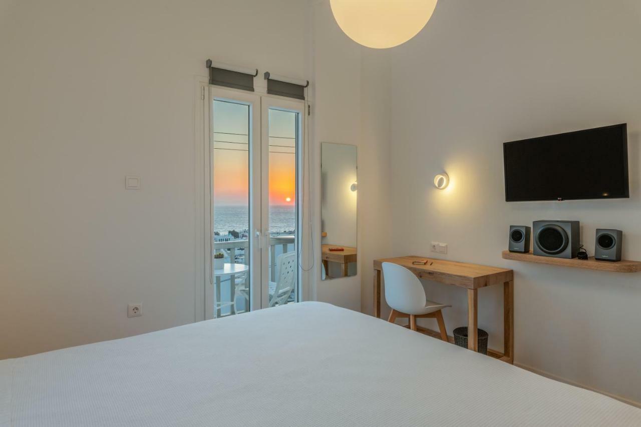 Gazia Sea View House - Mykonos Town Apartment Ngoại thất bức ảnh