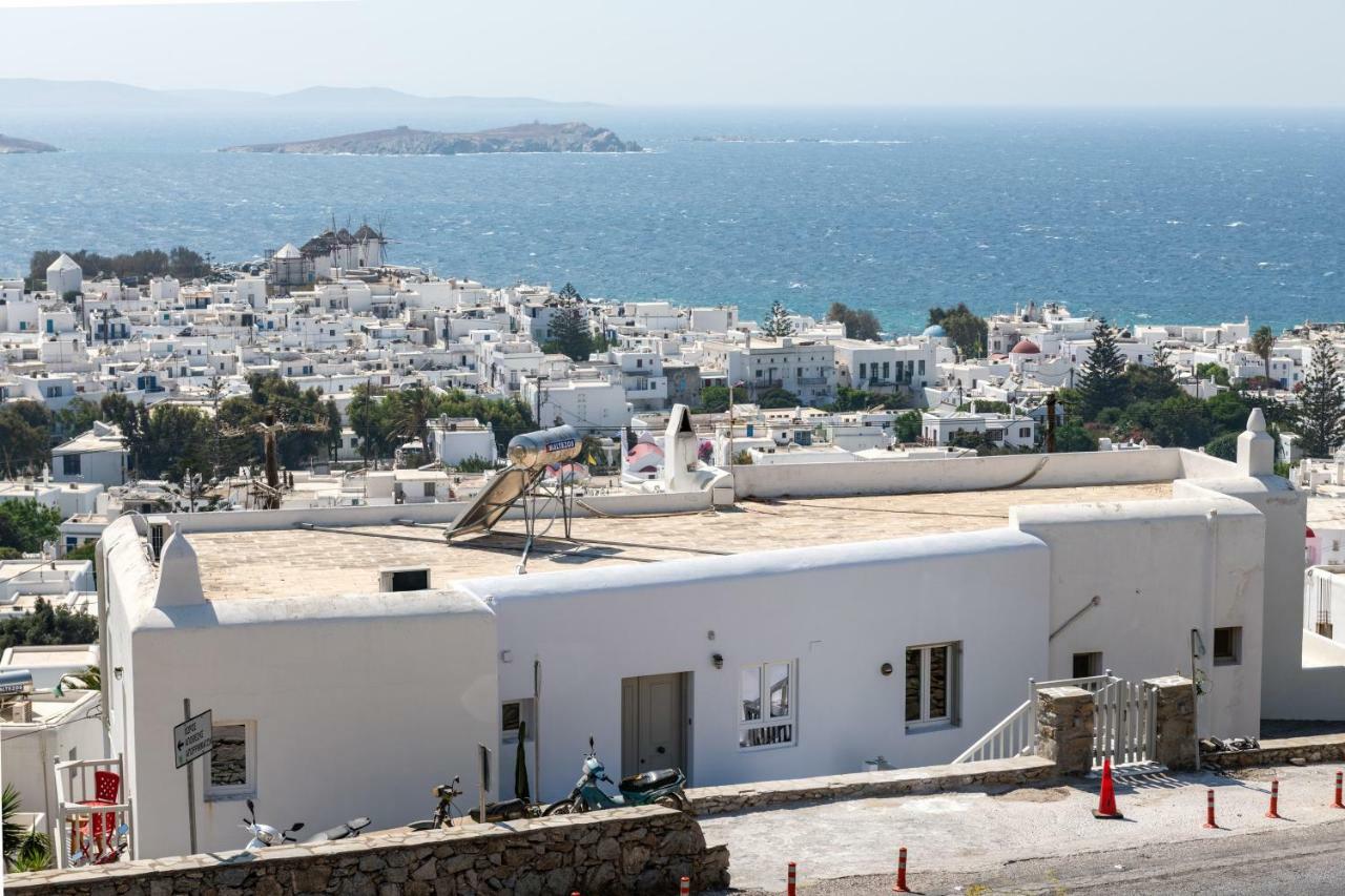 Gazia Sea View House - Mykonos Town Apartment Ngoại thất bức ảnh